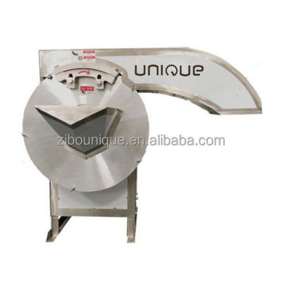 Máquina avanzada de cortar patatas fritas de hierbas verdes y patatas dulces Taro de Zibo Unique Machinery