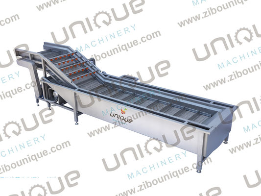 Máquina de lavado de burbujas de frutas y verduras industriales para limón Ananas Fruta de pasión