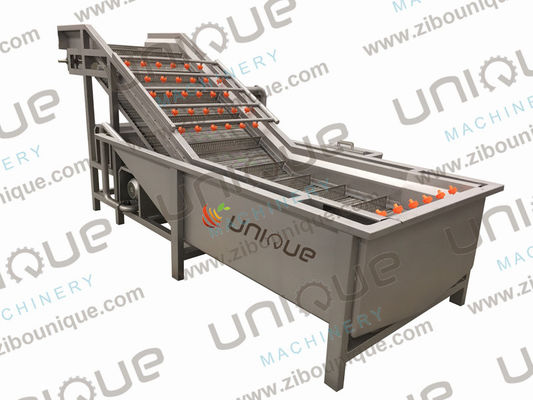 Máquina de lavado de burbujas de frutas y verduras industriales para limón Ananas Fruta de pasión