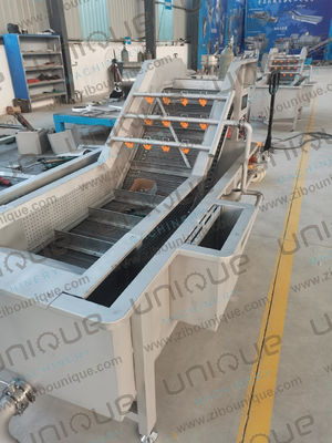 Máquina de lavado de burbujas de frutas y verduras industriales para limón Ananas Fruta de pasión