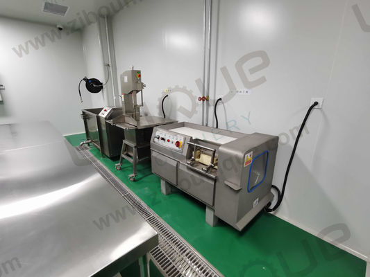 Máquina para cortar y triturar carne 610*585*1040 mm de acero inoxidable 304