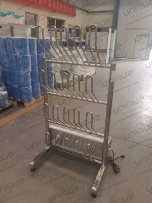 Estante automático de calefacción de aire para zapatos de acero inoxidable 304