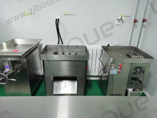 Máquina para cortar y triturar carne 610*585*1040 mm de acero inoxidable 304