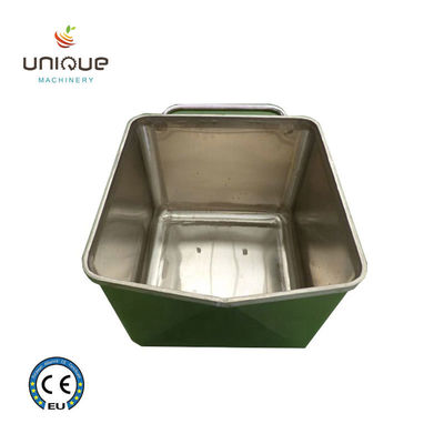 Contenedores de carne de acero inoxidable personalizados para máquinas de procesamiento de carne en plantas cárnicas