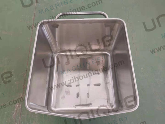 Contenedores de carne de acero inoxidable personalizados para máquinas de procesamiento de carne en plantas cárnicas
