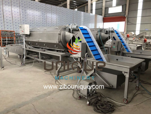 Línea de procesamiento de patata de acero inoxidable 304 personalizable para la producción a gran escala