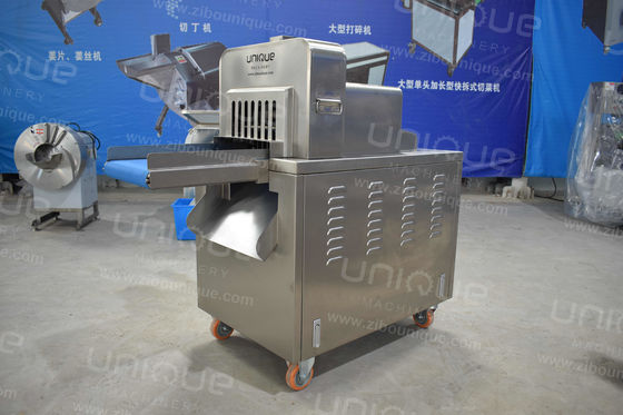3KW Carne congelada pollo cuello de cerdo vientre de pato cubo de cortar máquina de corte para cortes