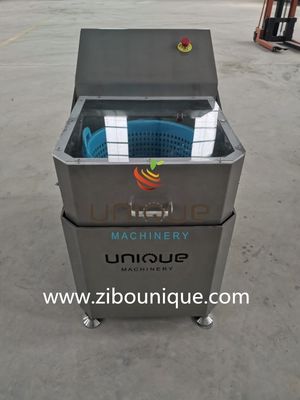 Centrifugadora para secado de verduras de lechuga y ensalada recién cortadas en las industrias de procesamiento de alimentos