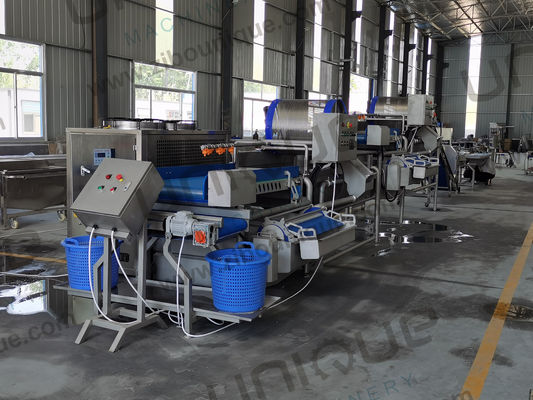 Procesamiento de ensalada hecha fácil máquina de lavado de verduras para bebés espinacas lechuga repollo