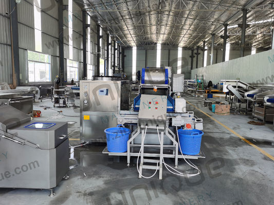 Procesamiento de ensalada hecha fácil máquina de lavado de verduras para bebés espinacas lechuga repollo