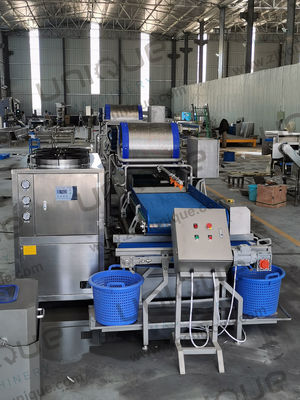 Procesamiento de ensalada hecha fácil máquina de lavado de verduras para bebés espinacas lechuga repollo