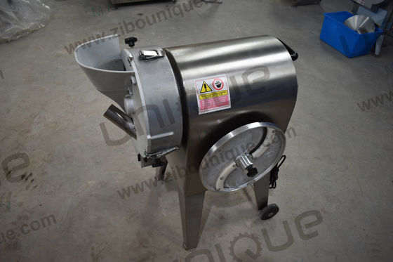 Máquina de corte de raíces y vegetales de cubo Julienne de múltiples funciones con 750*480*890 mm de tamaño