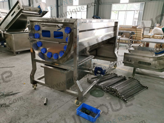 Máquina avanzada de procesamiento de palma de dátiles con limpieza y lavado automático de cepillos