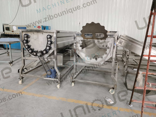 Máquina avanzada de procesamiento de palma de dátiles con limpieza y lavado automático de cepillos