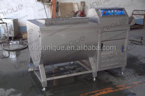 Lavadora de ozono de vegetales con hélice Zibo Unique con capacidad de 2000 kg/h y 4,5 kw