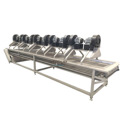 Cinturón de rollo de aire caliente, transportador de malla, ventiladores de alta presión, secador de aire para frutas y verduras