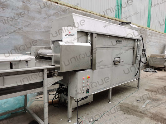 Lavadora de restaurantes de palmeras con transportador de selección en acero inoxidable 304