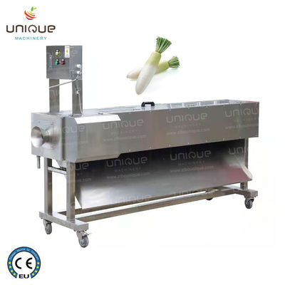 Gran raíz de verduras Daikon rábano Mooli cuchillo de piel máquina de pelar 0,75kw