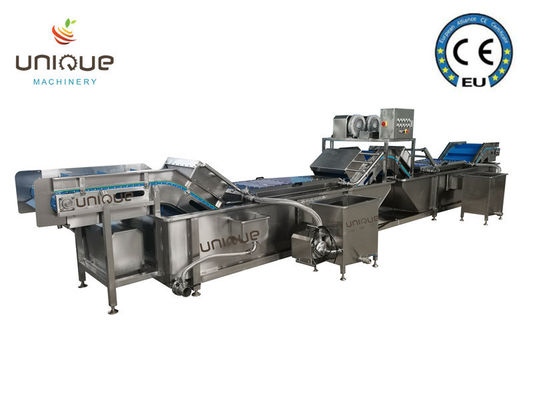 Lavadora de hierro inoxidable 304 de hojas de cebolla y perejil con rendimiento