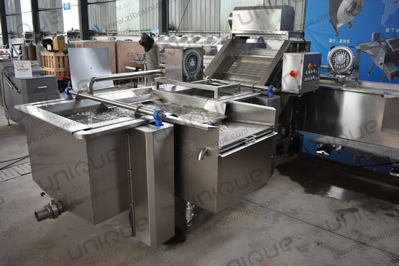 850 KG Línea de lavado de burbujas de hojas de vegetales para la producción de plantas manufactureras