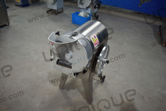 Máquina de corte de cubos de vegetales de 300-500 kg/h de capacidad Apoyo en línea después del servicio