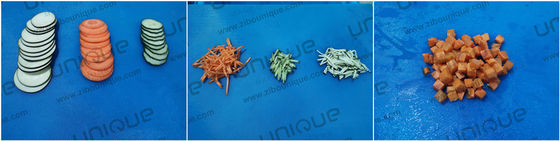 Acero inoxidable 304 máquina de cortar vegetales y papas maquinaria cortadora de vegetales cortadora de 0,75kw