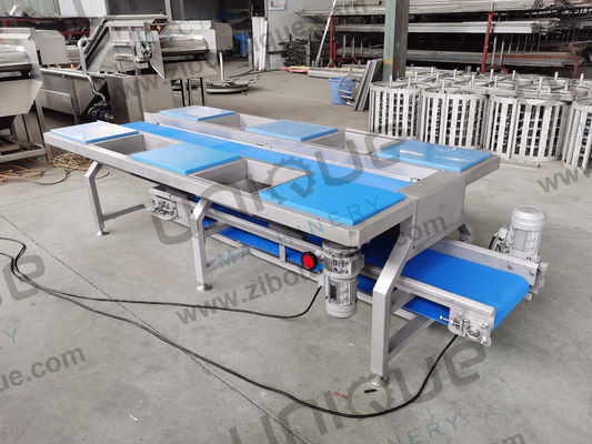 Tabla de clasificación de verduras y transportadores de acero inoxidable Tabla de preparación de verduras 0,74 kW