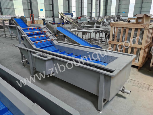 Tanque de limpieza de ensalada de burbujas para frutas y verduras saluda la limpieza sin complicaciones