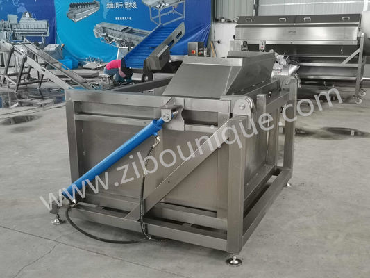 Máquina hidráulica para descargar sin complicaciones las verduras de raíz y más