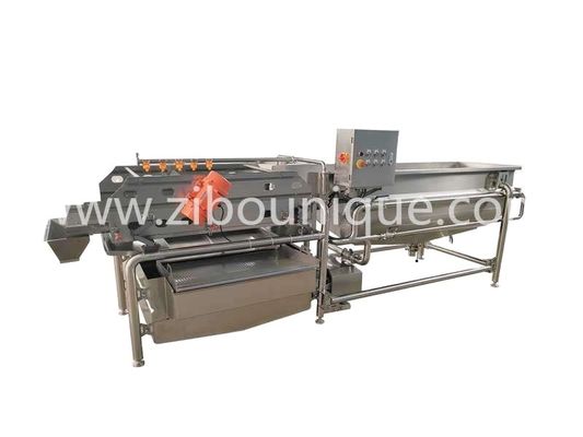 Máquina de lavado de repollo de acero inoxidable de 4,4 kW para esterilización de verduras y ensaladas