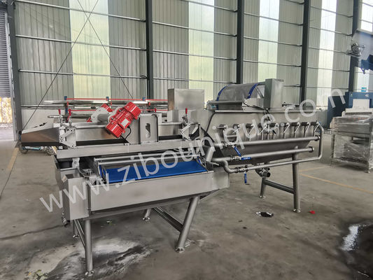 Máquina de lavado de repollo de acero inoxidable de 4,4 kW para esterilización de verduras y ensaladas