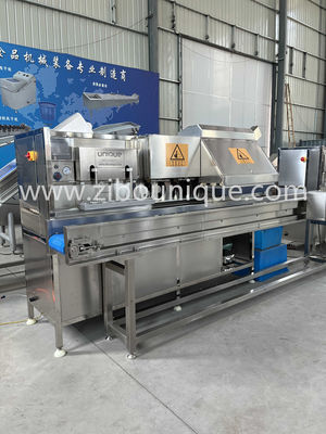 Máquina de corte de núcleo de pelar de pelas de cabeza de manzana con soporte técnico de video