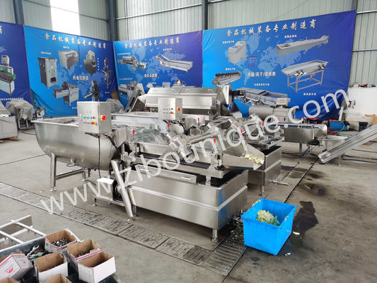 Lavadora de ensalada de lechuga de acero inoxidable 304 con potencia de 4,26 kW y certificado CE
