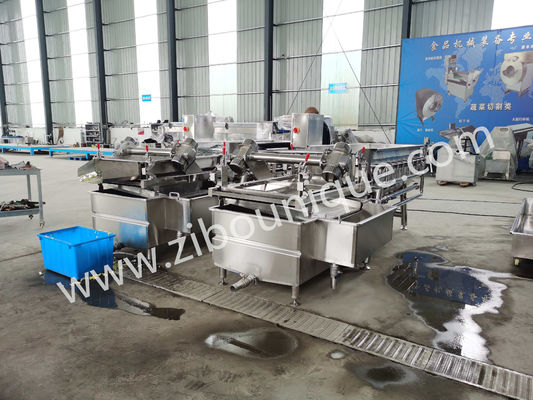 Lavadora de ensalada de lechuga de acero inoxidable 304 con potencia de 4,26 kW y certificado CE