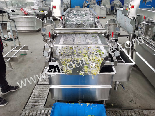 Lavadora de ensalada de lechuga de acero inoxidable 304 con potencia de 4,26 kW y certificado CE