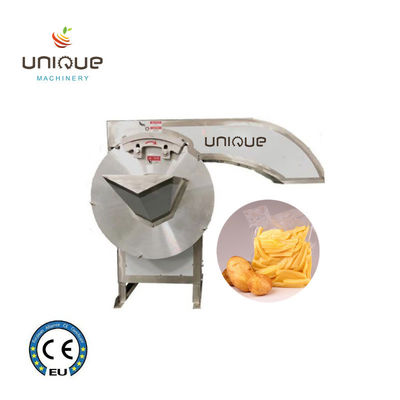500 kg/h de capacidad Máquina para cortar papas y verduras comerciales de Zibo Unique Machinery