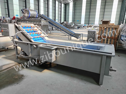 1000-1500 kg/h Capacidad Lavadora de frutas y hortalizas de hoja de ensalada