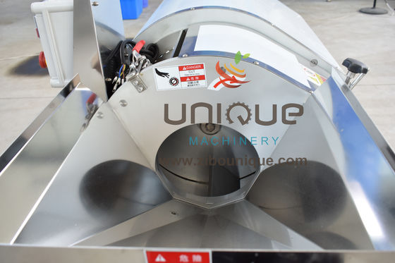 Máquina de corte de cebolla industrial con eficiencia de corte de cubo de verduras eléctrico de 1.5kw