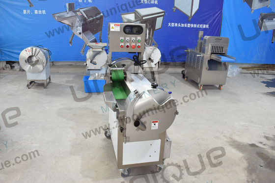 Mercado minorista de acero inoxidable removible transportador de vegetales cinta de corte de la máquina con correa