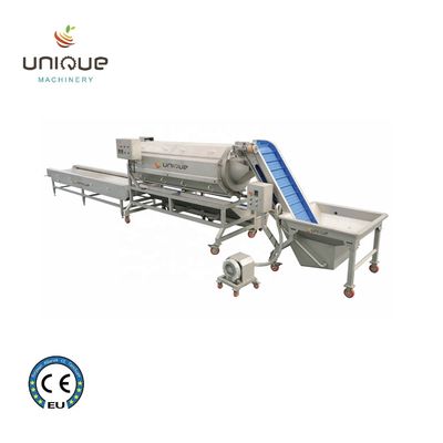 Máquina de descascar papas de gran capacidad y de buen efecto para obtener resultados consistentes