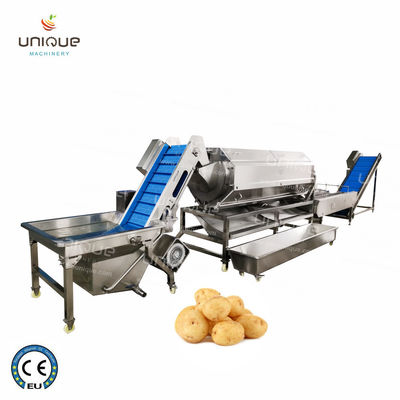 Máquina de pulido abrasivo Emery para lavar y pelar verduras